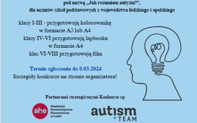 Konkurs „Jak rozumiem autyzm?”